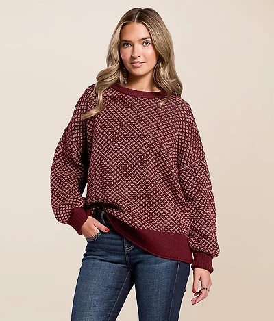 Printed Sweater