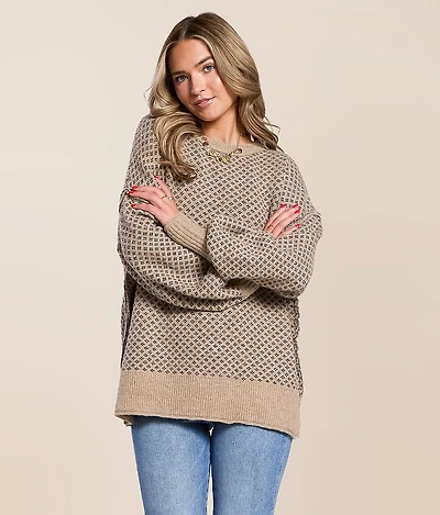 Printed Sweater