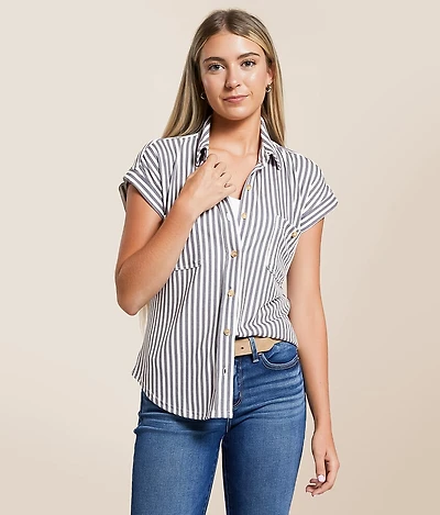 Striped Knit Shirt