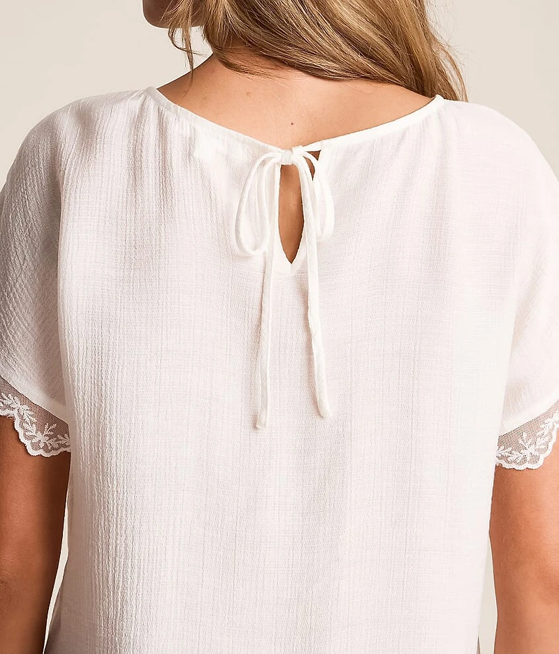 Floral Embroidered Top