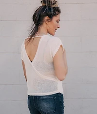 Double Surplice Top