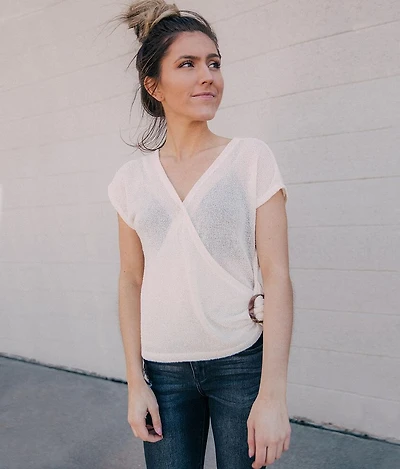 Double Surplice Top