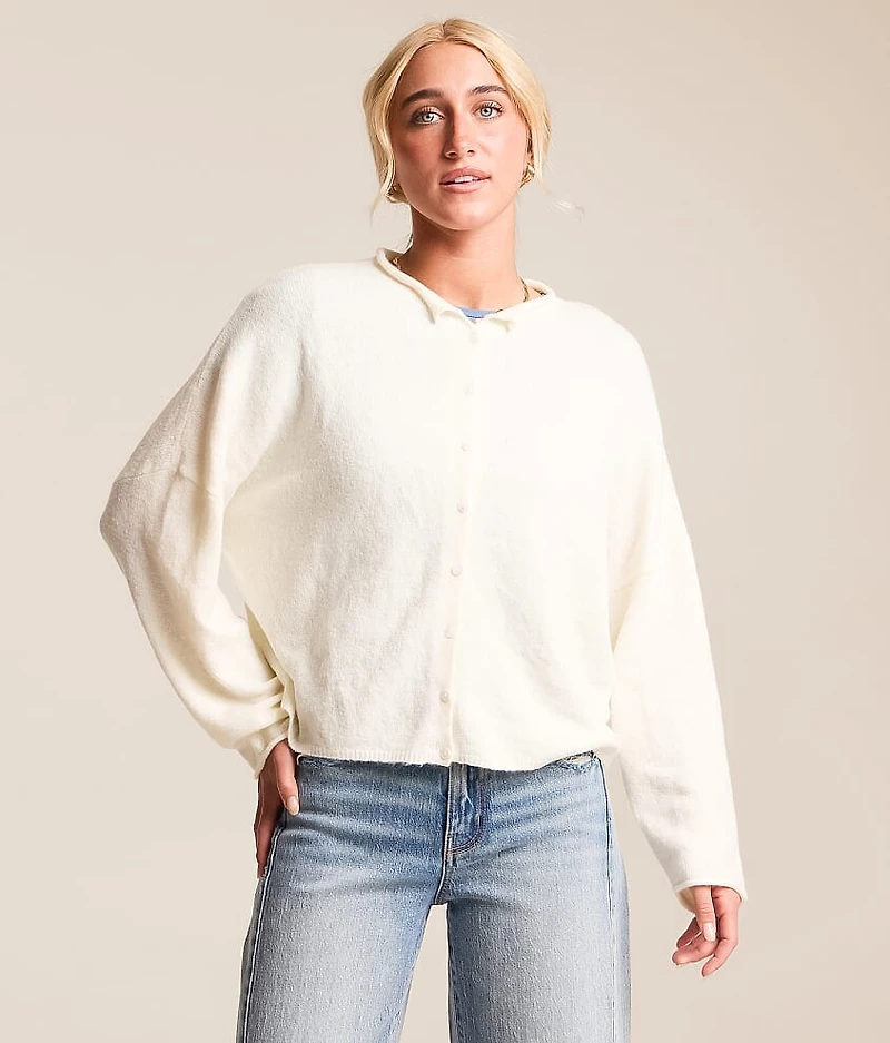 Brushed Cardigan Sweater