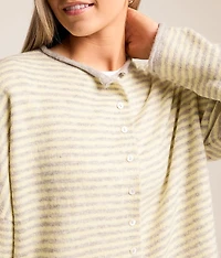 Striped Cardigan Sweater