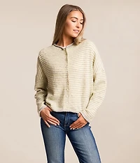 Striped Cardigan Sweater