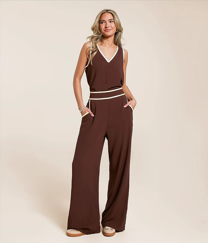 Contrast Trim Tank Top