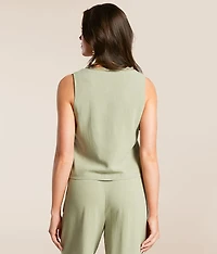 Front Tie Tank Top