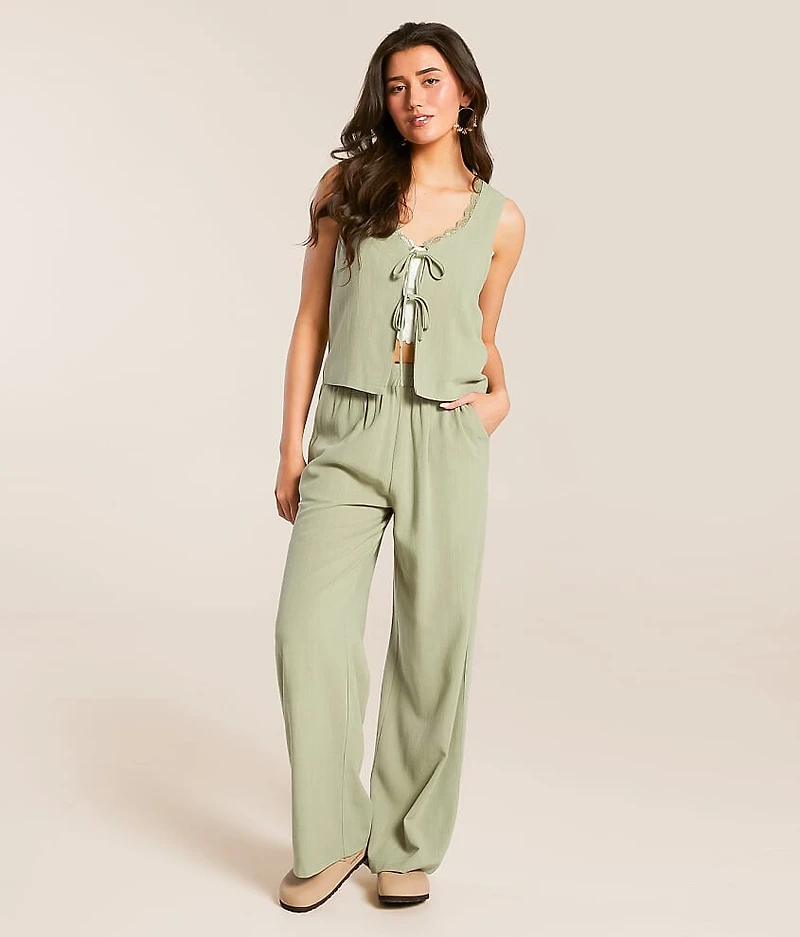 Front Tie Tank Top