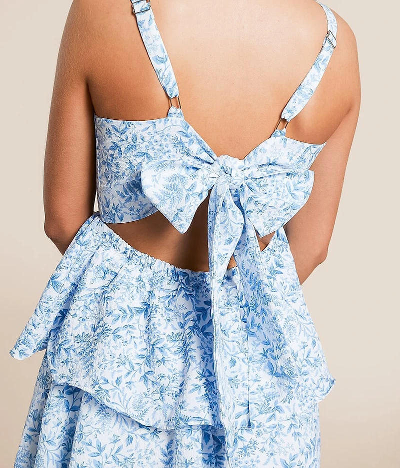 Floral Tiered Maxi Dress