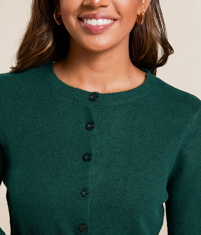 Marled Cardigan Sweater