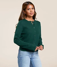 Marled Cardigan Sweater