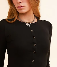 Snap Down Cropped Top
