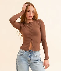 Snap Down Cropped Top