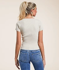 Ribbed Knit Top