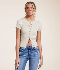 Ribbed Knit Top