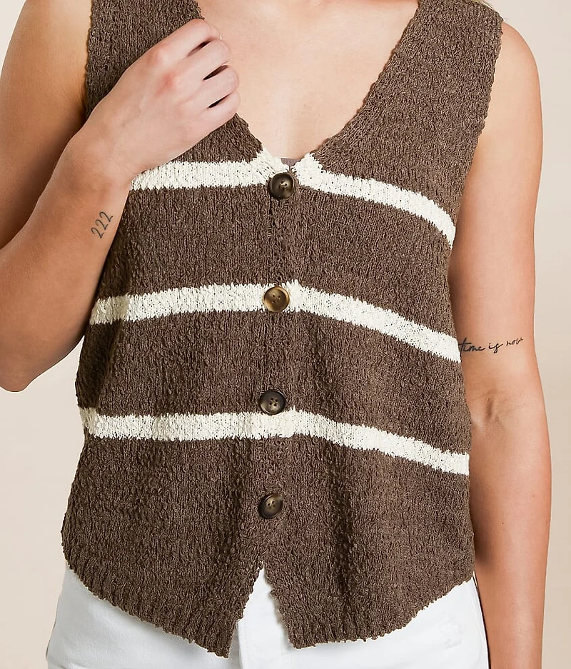 Striped Sweater Vest