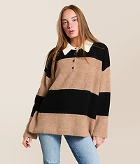 Collared Henley Sweater