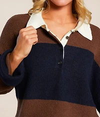 Collared Henley Sweater
