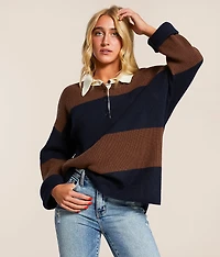 Collared Henley Sweater