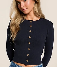 Ribbed Knit Cropped Top