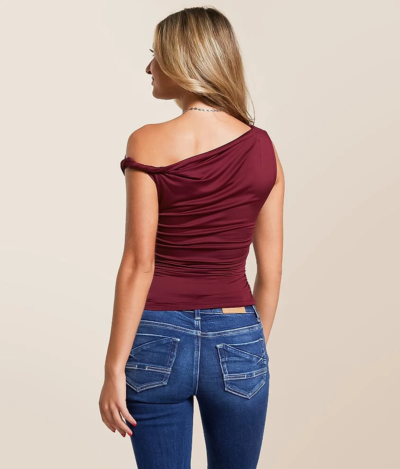 Twisted Off The Shoulder Top