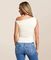 Twisted Off The Shoulder Top