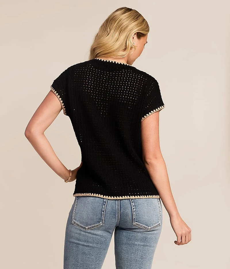 Whipstitch Cardigan Sweater