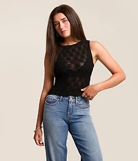 Textured Knit Tank Top