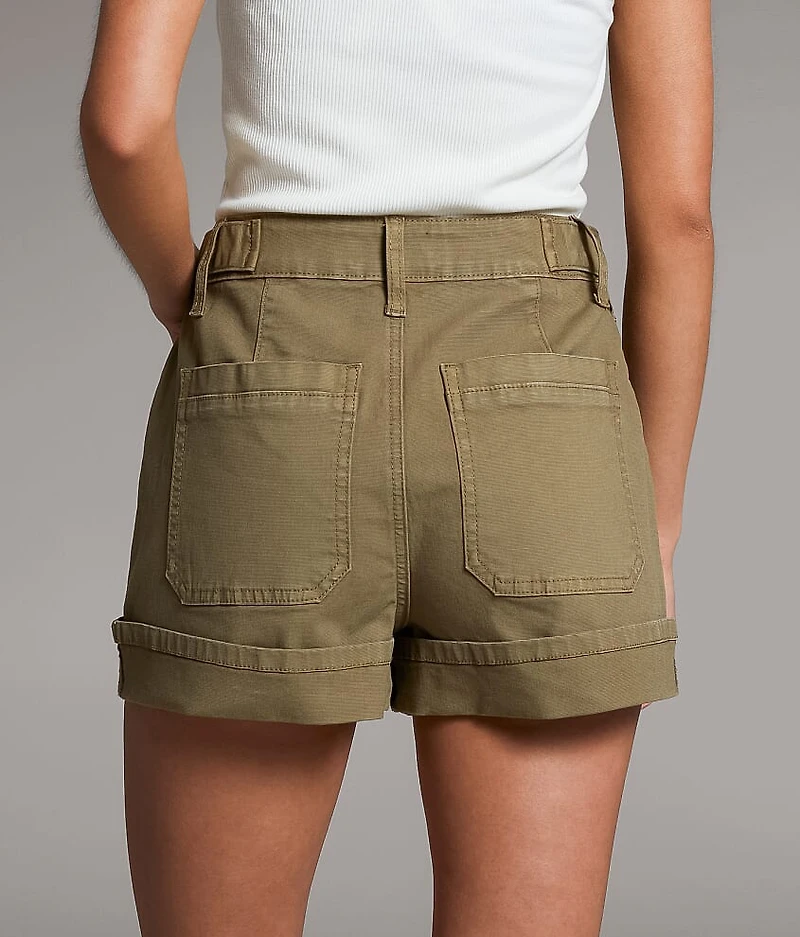 Billie Stretch Cuffed Short