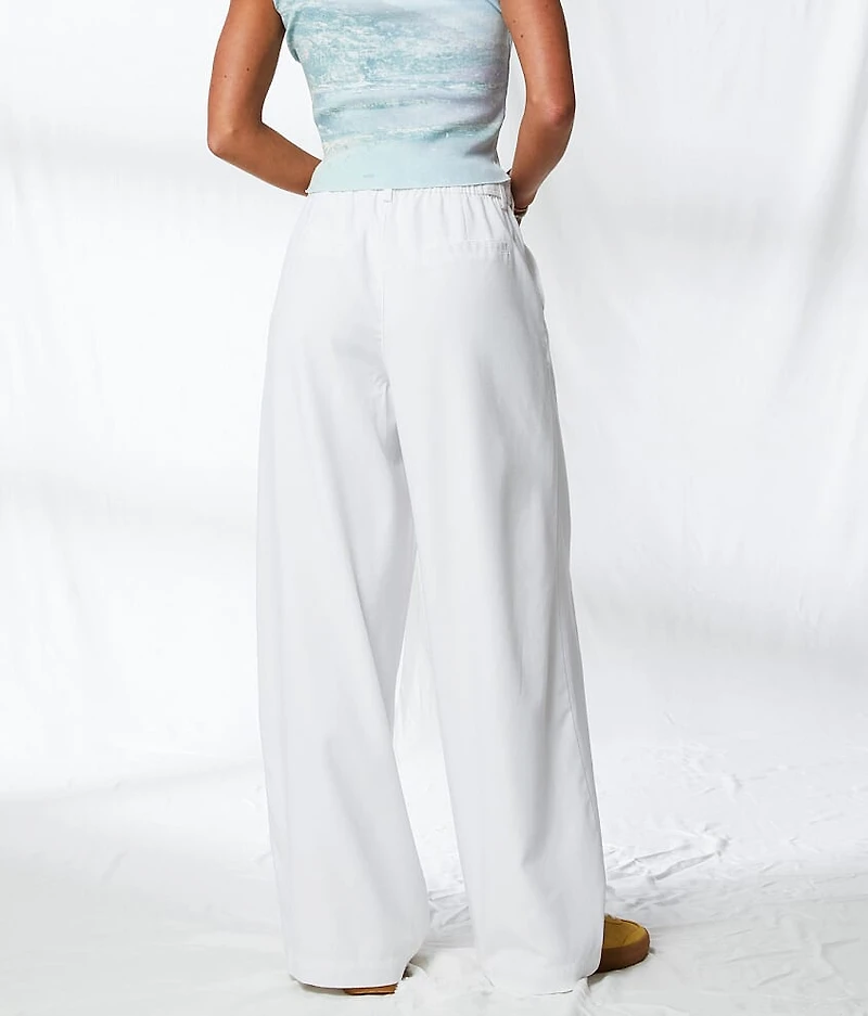 High Rise Wide Leg Trouser Pant