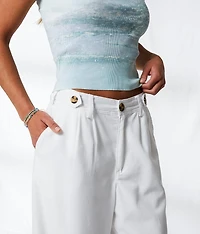 High Rise Wide Leg Trouser Pant