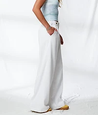 High Rise Wide Leg Trouser Pant