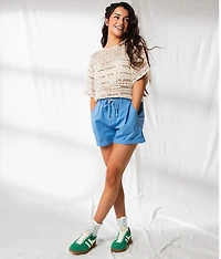 High Rise Cuffed Short