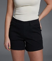 Buckle Black Pull-On Chino Stretch Short