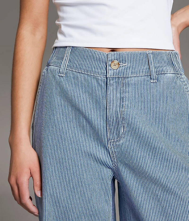 Billie Striped Wide Leg Stretch Pant