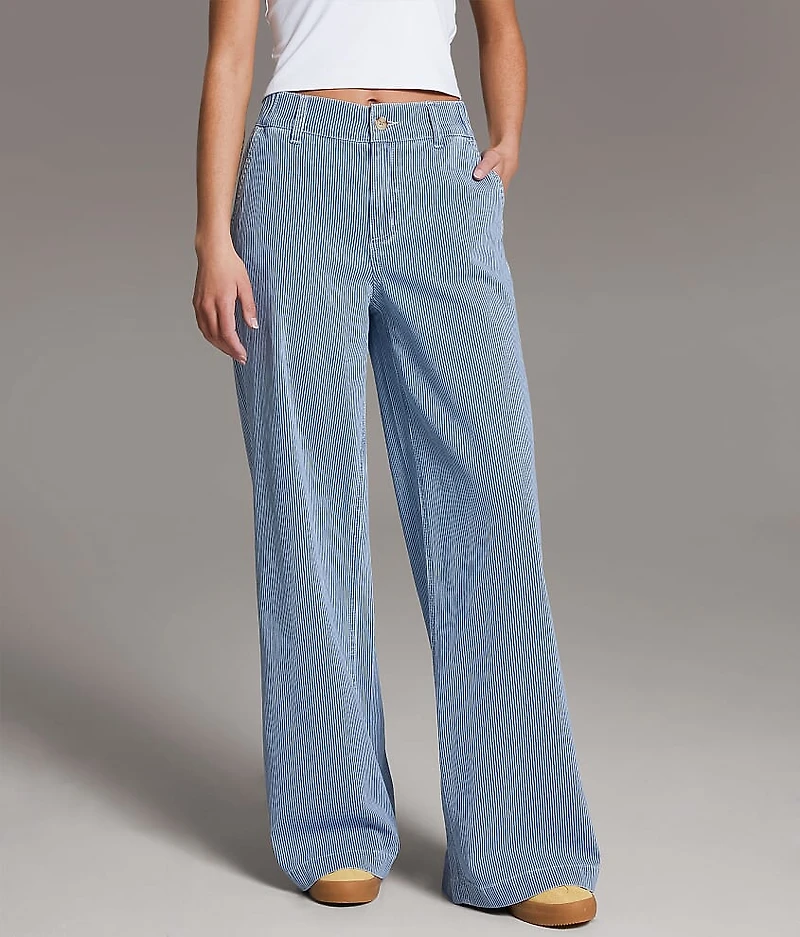 Billie Striped Wide Leg Stretch Pant