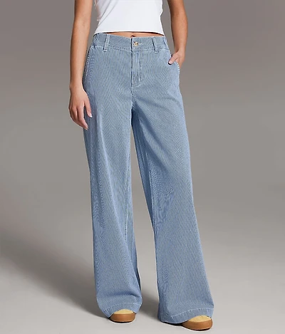 Billie Striped Wide Leg Stretch Pant