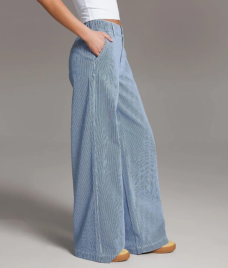 Billie Striped Wide Leg Stretch Pant