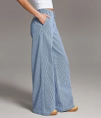 Billie Striped Wide Leg Stretch Pant