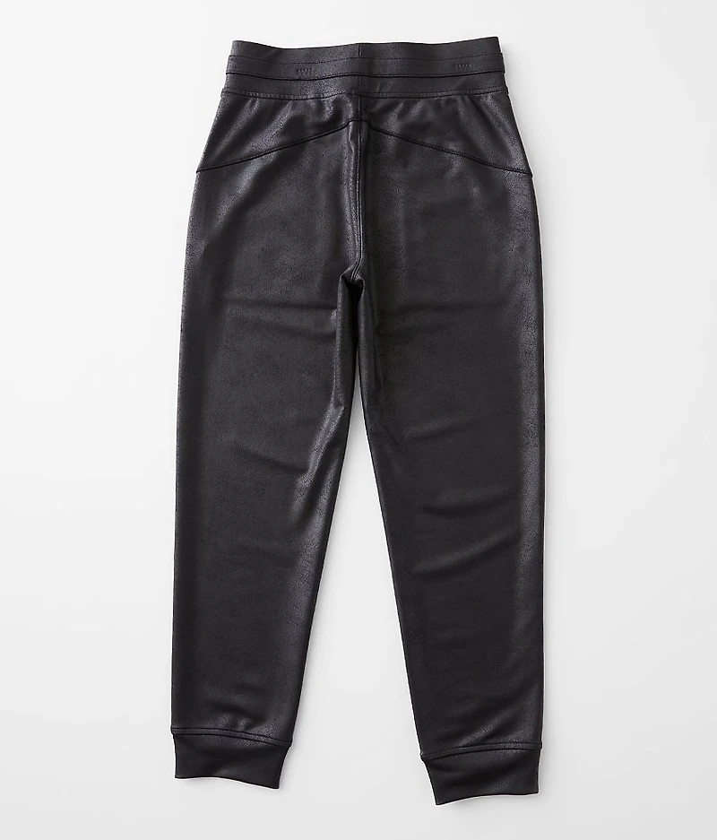 Girls - Faux Leather Joggers