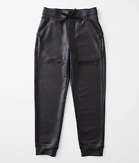 Girls - Faux Leather Joggers