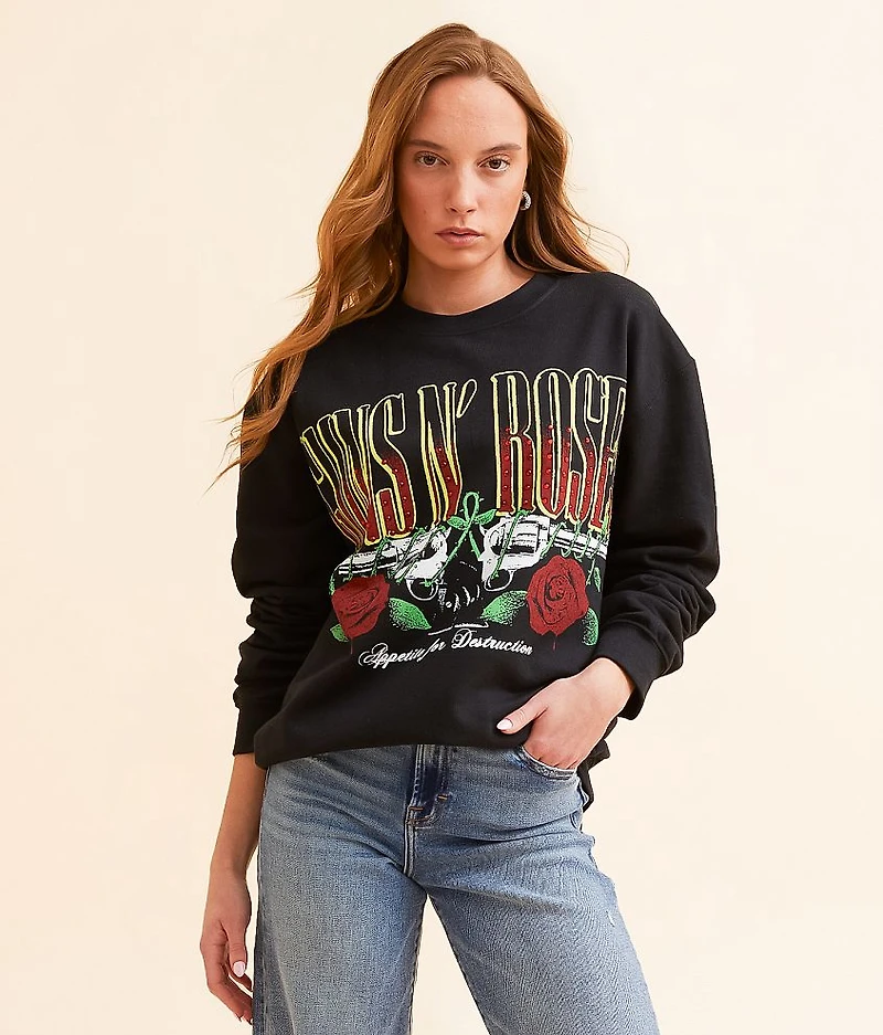 Guns N' Roses Oversized Band Pullover
