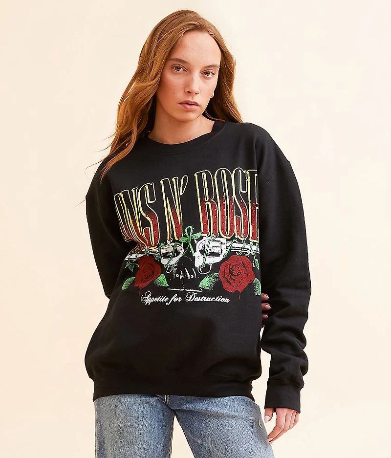 Guns N' Roses Oversized Band Pullover