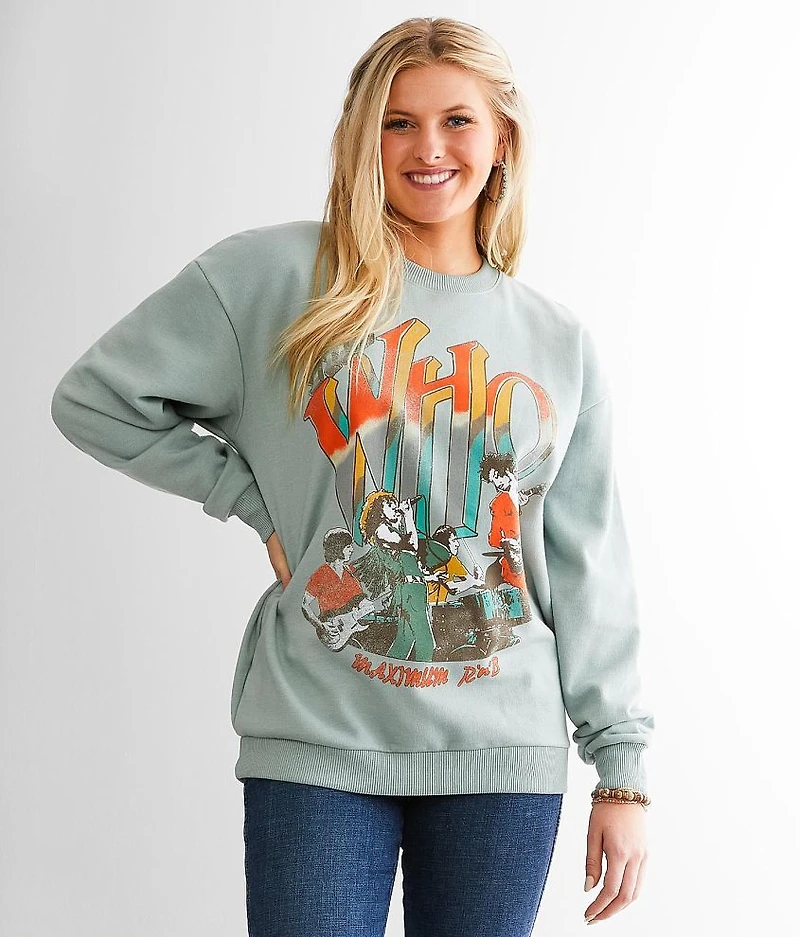 The Who Band Washed Pullover