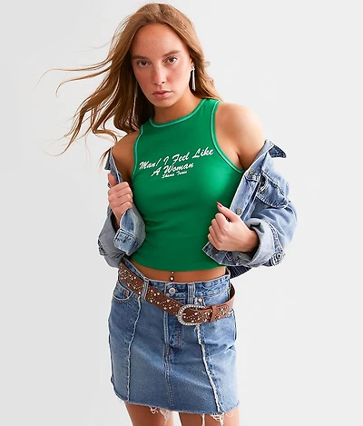 Shania Twain Man! I Feel Like A Woman Band Tank Top