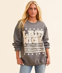 Morgan Wallen Last Night Oversized Band Pullover