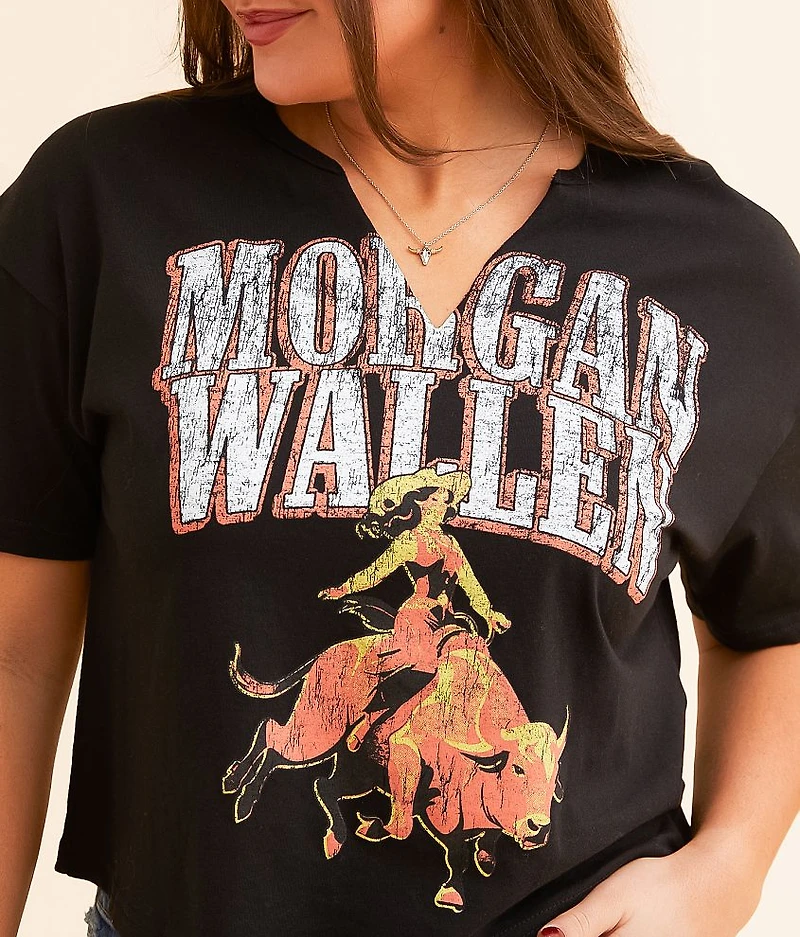 Morgan Wallen Cowgirl Cropped Band T-Shirt