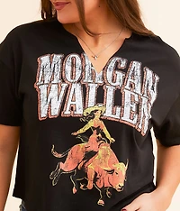 Morgan Wallen Cowgirl Cropped Band T-Shirt