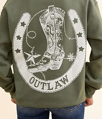 Rootswear Willie Nelson Oversized Band Pullover
