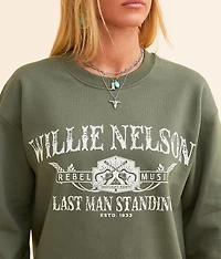 Rootswear Willie Nelson Oversized Band Pullover